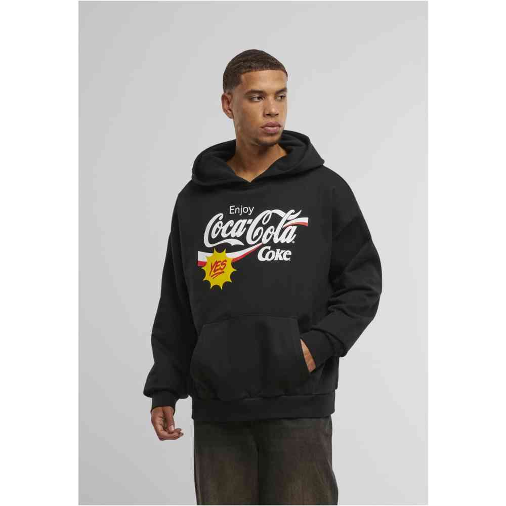 Merchcode Coca Cola - Refreshed Oversize Kapuzenpullover/hoodie - Schwarz